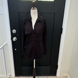 Zara woman black shirt